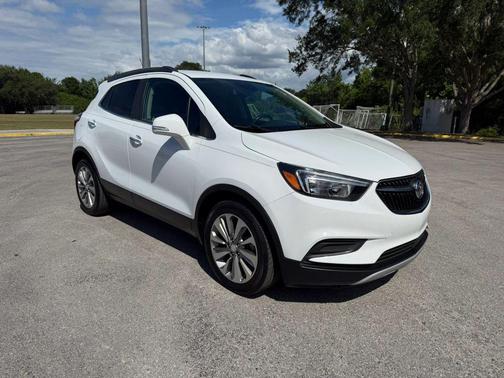 Summit White 2019 Buick Encore Preferred