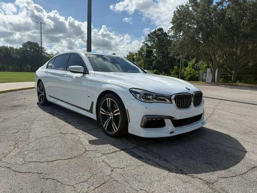 White 2017 BMW 740 740i Sedan 4D