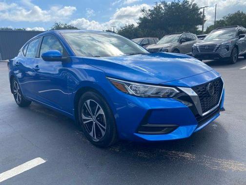 Electric Blue Metallic 2023 Nissan Sentra SV