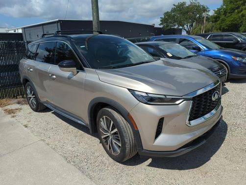 Warm Titanium 2023 INFINITI QX60 AUTOGRAPH