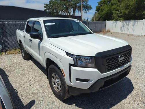 Glacier White 2024 Nissan Frontier S