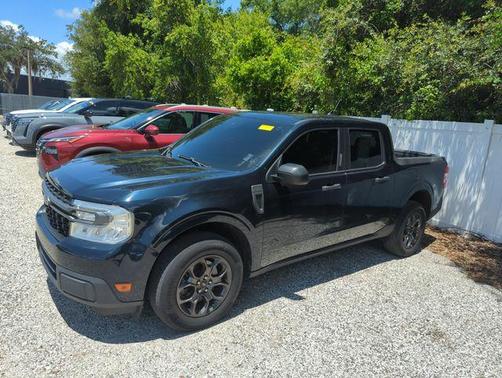 Blue 2022 Ford Maverick XLT