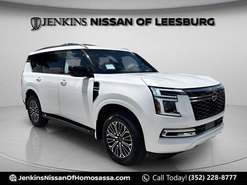 Aspen White 2026 Nissan Armada Platinum