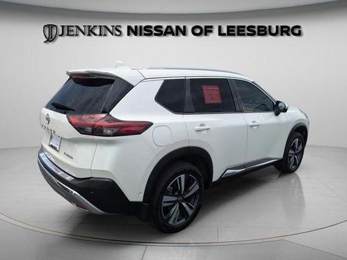 White 2023 Nissan Rogue Platinum