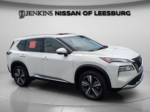 White 2023 Nissan Rogue Platinum