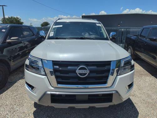 Aspen White 2023 Nissan Armada Platinum