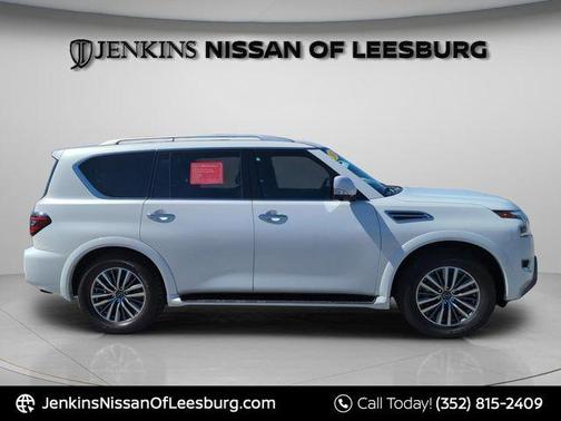 Aspen White Tricoat 2024 Nissan Armada SL
