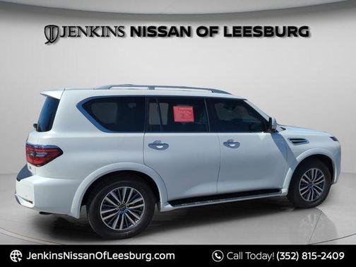 Aspen White Tricoat 2024 Nissan Armada SL