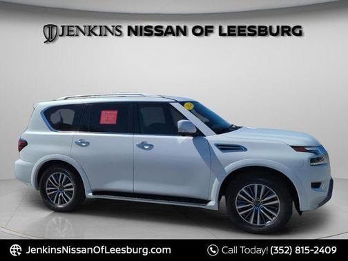 Aspen White Tricoat 2024 Nissan Armada SL
