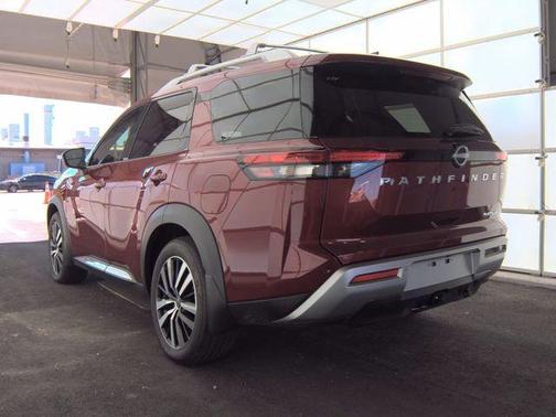 Scarlet Ember Tintcoat 2025 Nissan Pathfinder Platinum