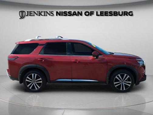 Scarlet Ember Tintcoat 2025 Nissan Pathfinder Platinum