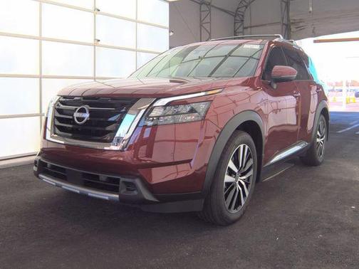 Scarlet Ember Tintcoat 2025 Nissan Pathfinder Platinum
