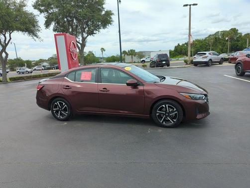 Rosewood Metallic 2024 Nissan Sentra SV