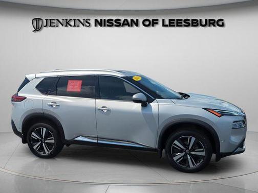 Brilliant Silver Metallic 2021 Nissan Rogue Platinum