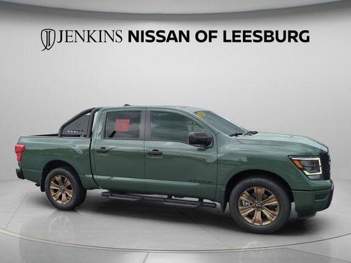 Tactical Green Metallic 2024 Nissan Titan SV