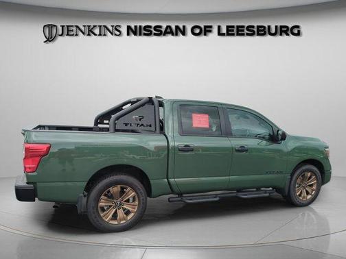 Tactical Green Metallic 2024 Nissan Titan SV