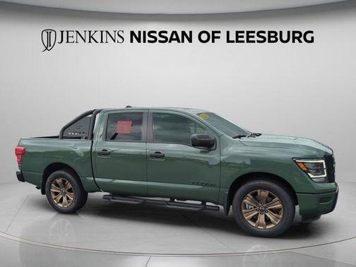 Tactical Green Metallic 2024 Nissan Titan SV