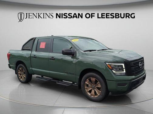Tactical Green Metallic 2024 Nissan Titan SV