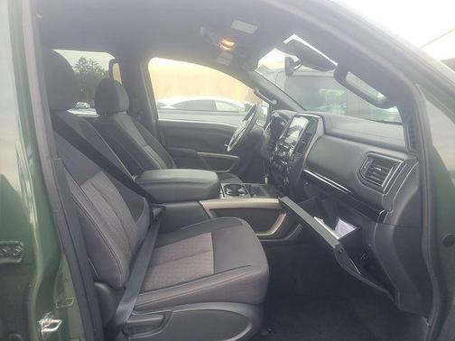 Tactical Green Metallic 2024 Nissan Titan SV