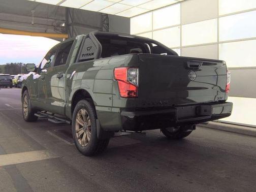 Tactical Green Metallic 2024 Nissan Titan SV