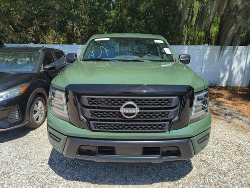 Tactical Green Metallic 2024 Nissan Titan SV