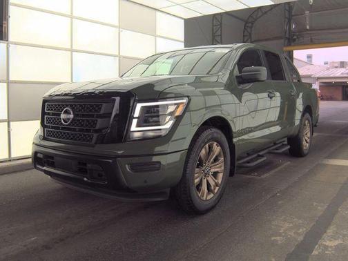 Tactical Green Metallic 2024 Nissan Titan SV