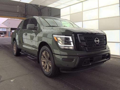 Tactical Green Metallic 2024 Nissan Titan SV