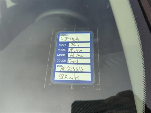 2017 Nissan Altima 2.5 SV