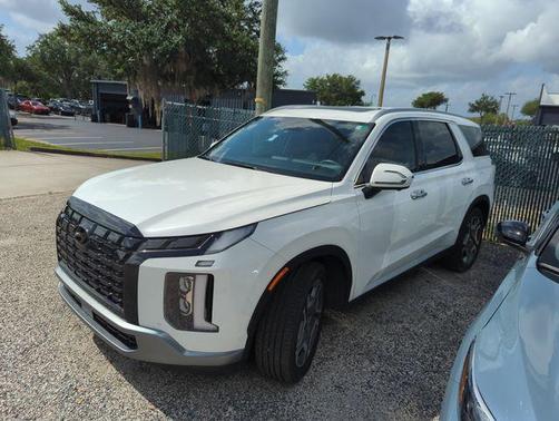 Hyper White 2025 Hyundai PALISADE SEL Premium