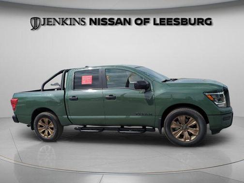 Tactical Green Metallic 2024 Nissan Titan SV