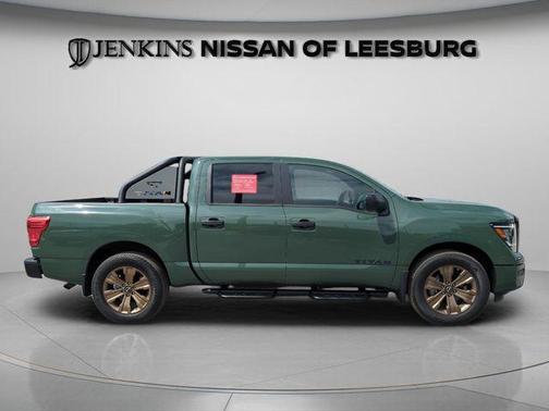 Tactical Green Metallic 2024 Nissan Titan SV
