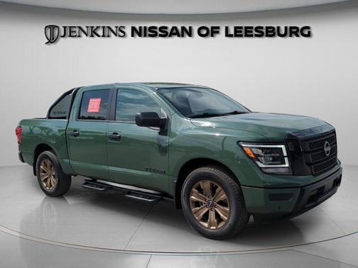 Tactical Green Metallic 2024 Nissan Titan SV