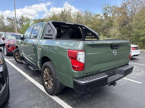Tactical Green Metallic 2024 Nissan Titan SV