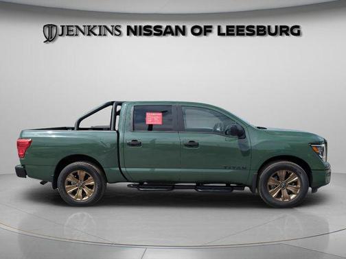 Tactical Green Metallic 2024 Nissan Titan SV
