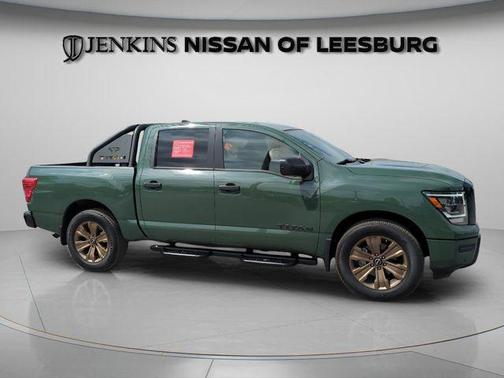 Tactical Green Metallic 2024 Nissan Titan SV