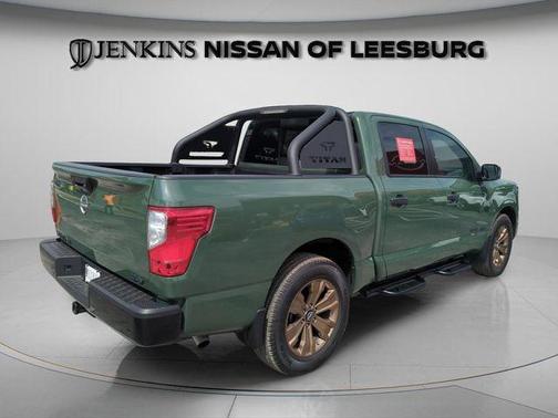 Tactical Green Metallic 2024 Nissan Titan SV