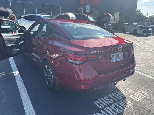 Scarlet Ember 2023 Nissan Sentra SV