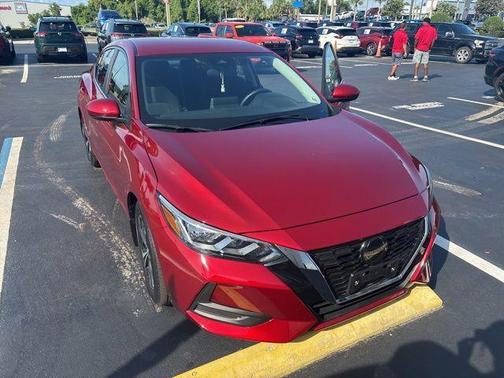 Scarlet Ember 2023 Nissan Sentra SV