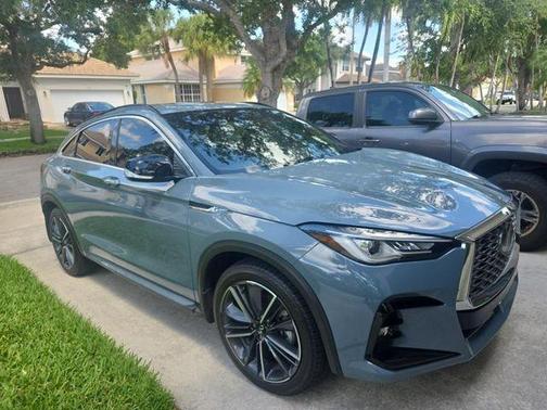 Slate Gray 2023 INFINITI QX55 LUXE