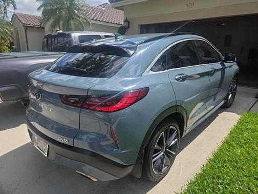 Slate Gray 2023 INFINITI QX55 LUXE