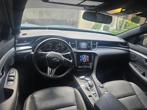 Slate Gray 2023 INFINITI QX55 LUXE