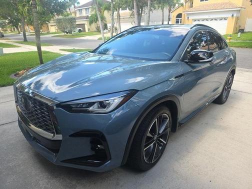 Slate Gray 2023 INFINITI QX55 LUXE