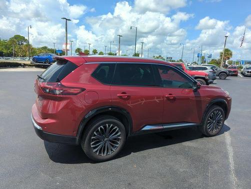 Scarlet Ember 2025 Nissan Rogue Platinum