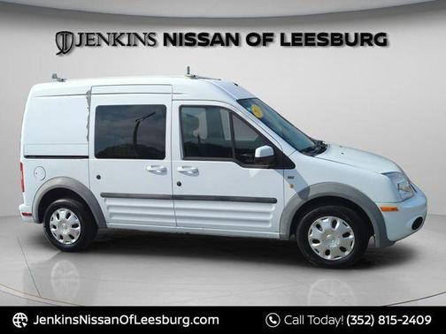 Frozen White 2013 Ford Transit Connect XLT