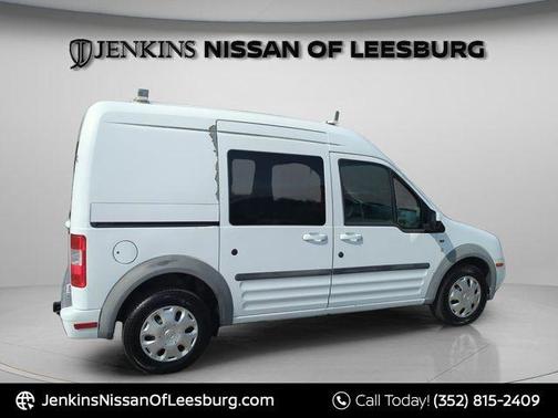 Frozen White 2013 Ford Transit Connect XLT