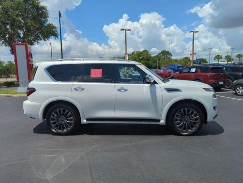 Aspen White 2024 Nissan Armada Platinum