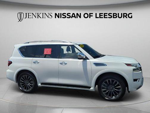 Aspen White 2024 Nissan Armada Platinum