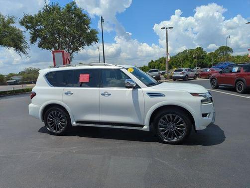 Aspen White 2024 Nissan Armada Platinum