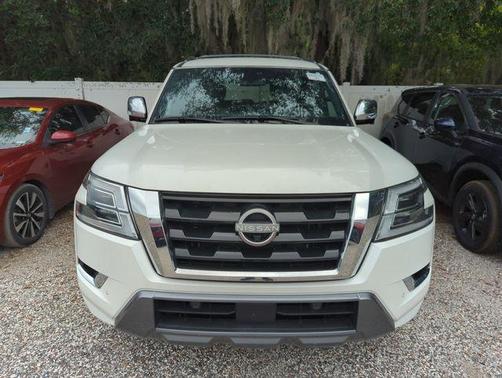 Aspen White 2024 Nissan Armada Platinum