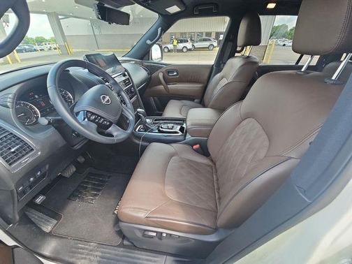 Aspen White 2024 Nissan Armada Platinum